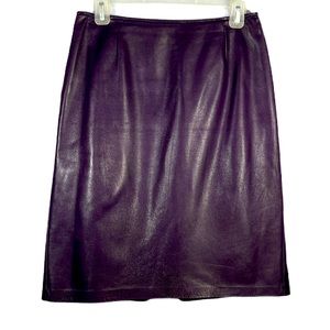 Danier Buttery Soft Italian Leather Skirt Size 6